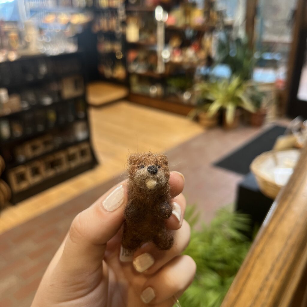Felted Animal - Beaver Baby