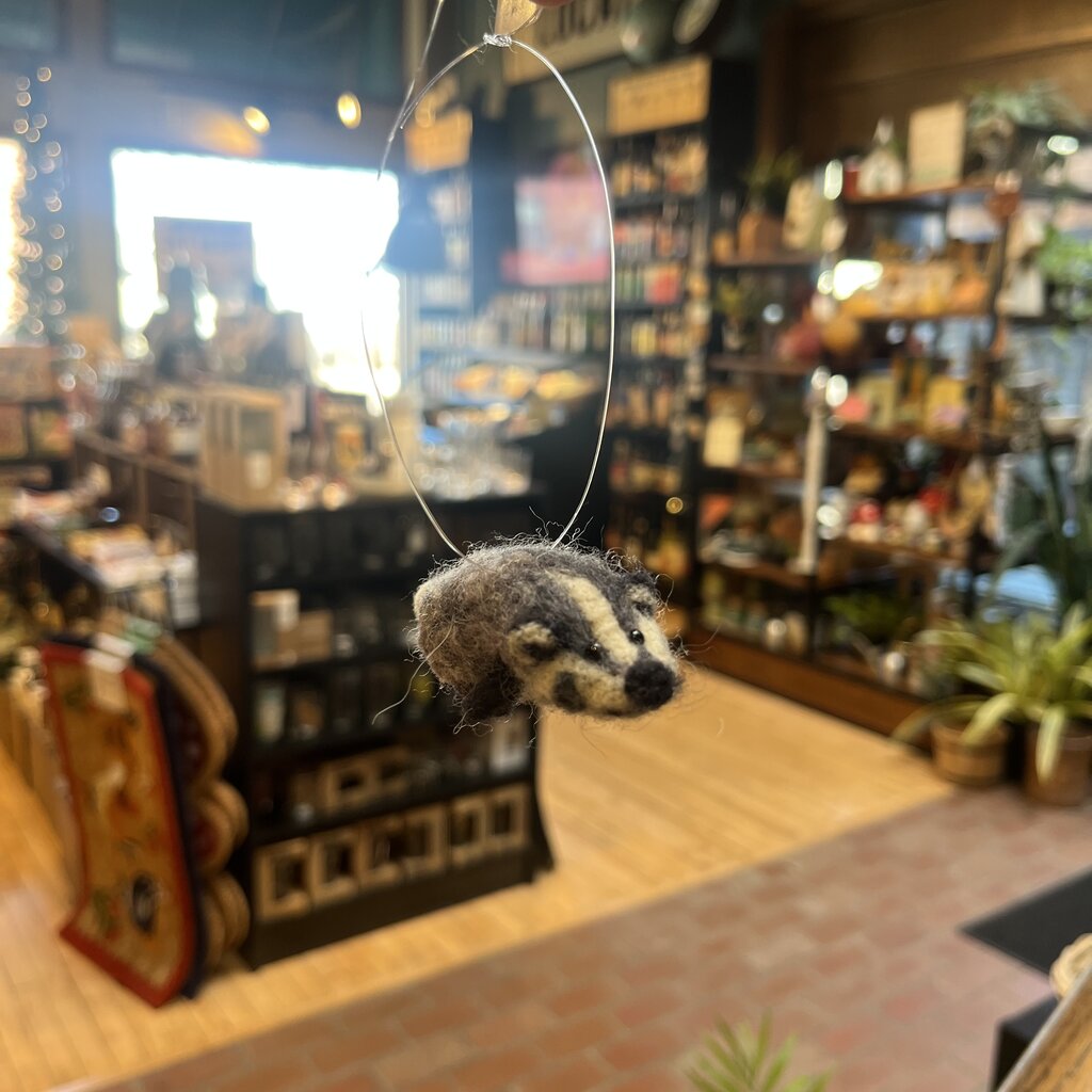 Felted Animal - Badger