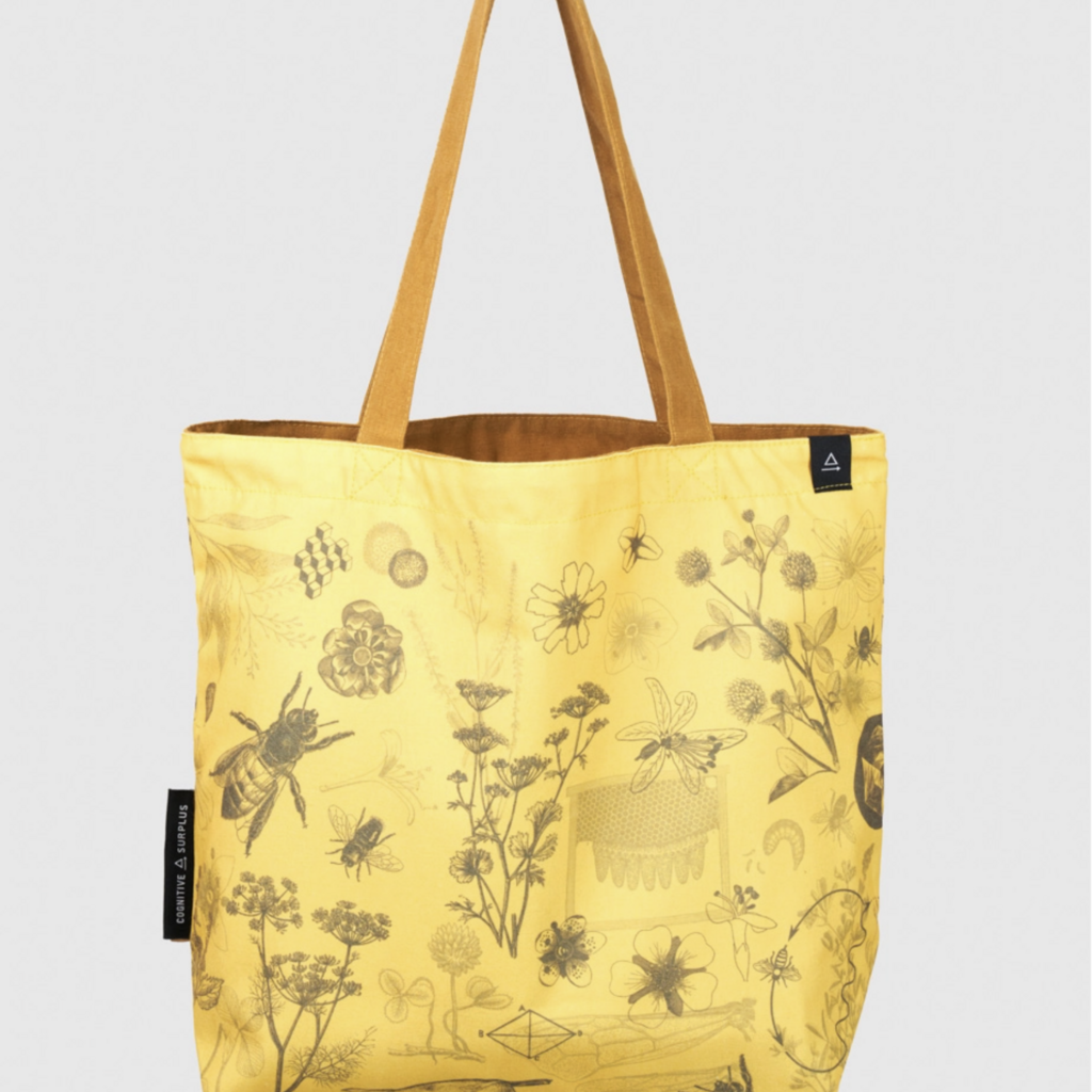 Cognitive Surplus Honey Bee Canvas Tote Bag