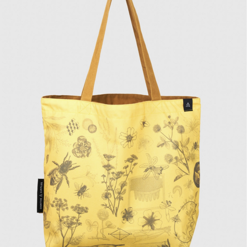 Cognitive Surplus Honey Bee Canvas Tote Bag