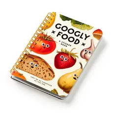 chronicle books Brass Monkey Googly Food Sticker Book