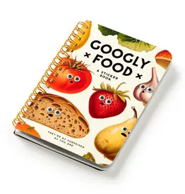 chronicle books Brass Monkey Googly Food Sticker Book