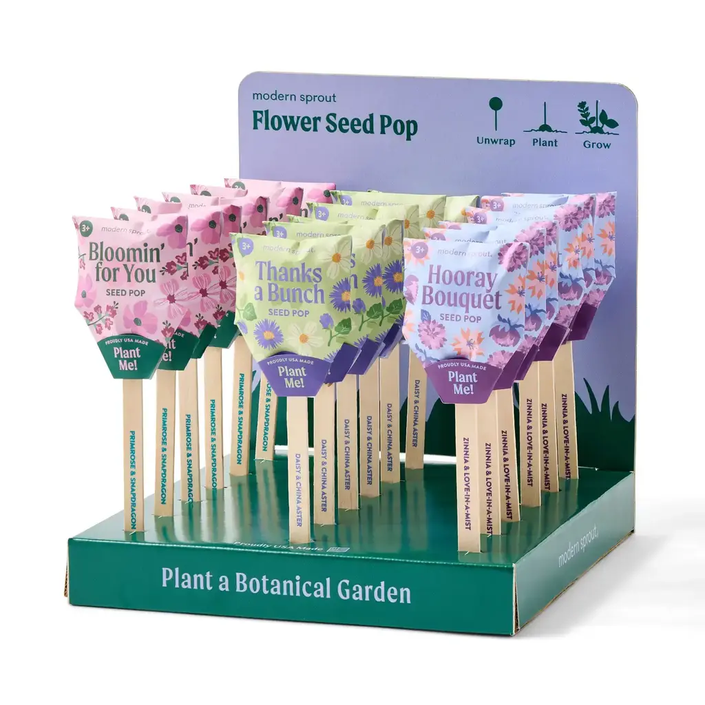 Flower Seed Pops