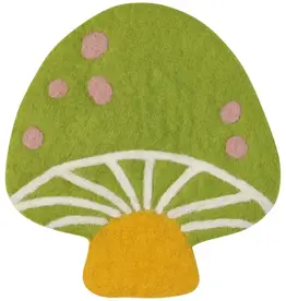 Danica Jubilee (Faire) Mushroom Gems Felt Wool Trivet