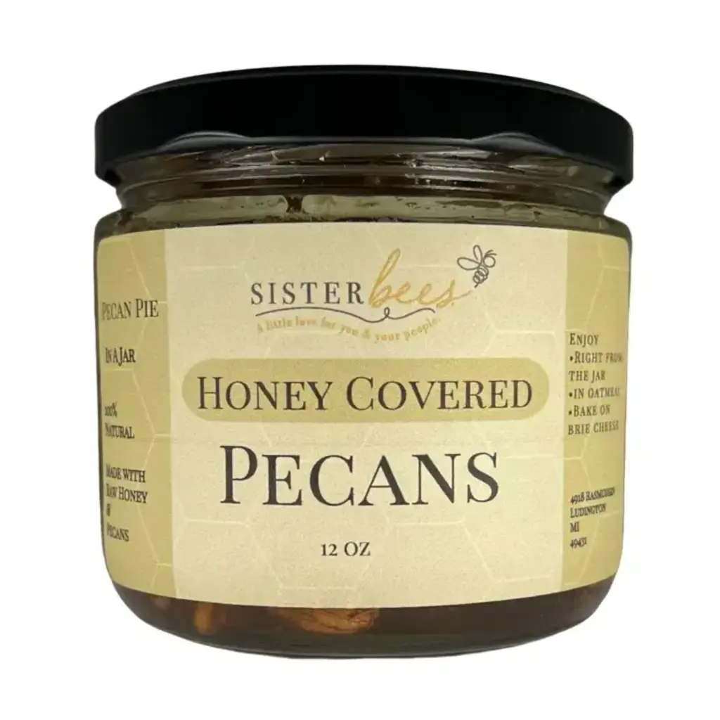 Sister Bees LLC Honey-Covered Pecans