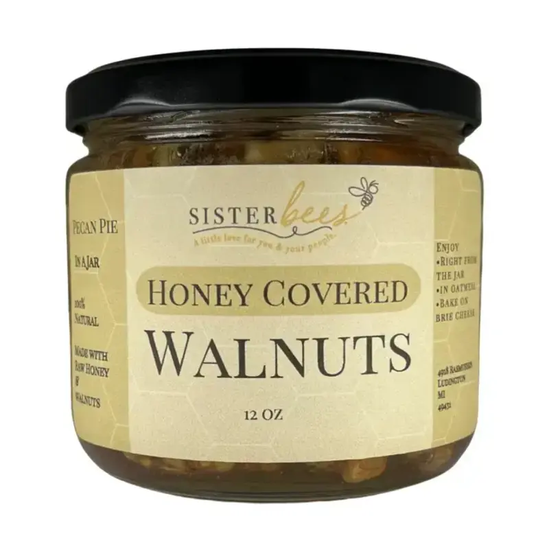 Sister Bees LLC Honey-Covered Walnuts