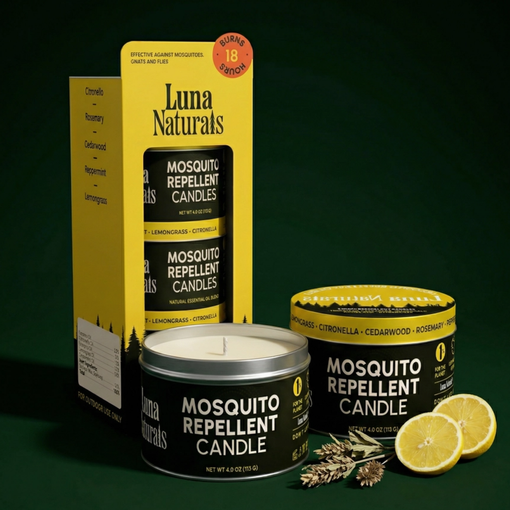 Luna Naturals Mosquito Repellent Candle 3 pack