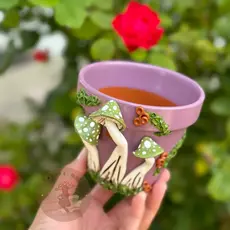 Making Olas Mushroom Plant Pot -