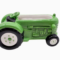 Blue Sky Clayworks Green Tractor 9" Planter