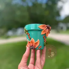 Making Olas Flower Plant Pot -