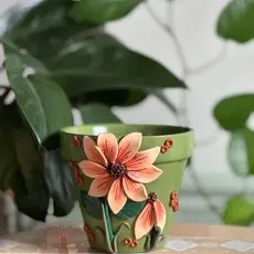Making Olas Flower Plant Pot -