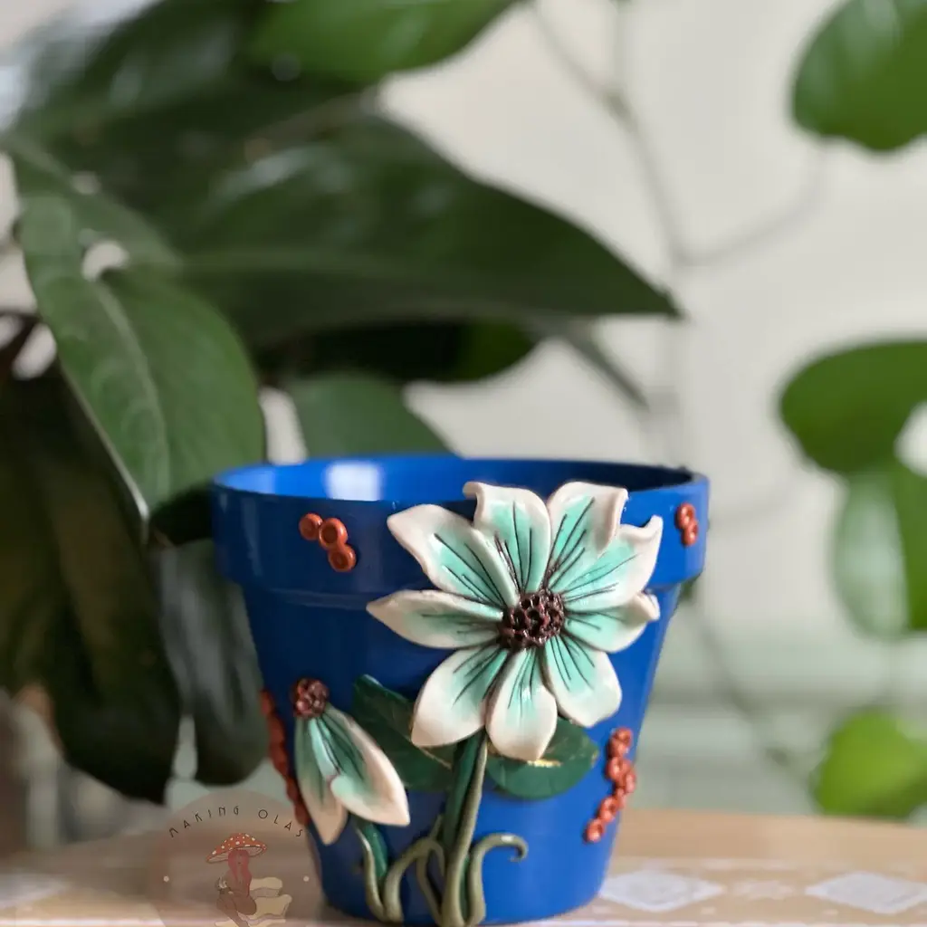 Making Olas Flower Plant Pot -
