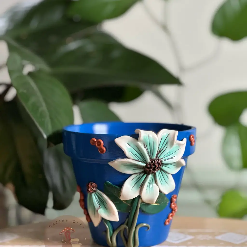 Making Olas Flower Plant Pot -