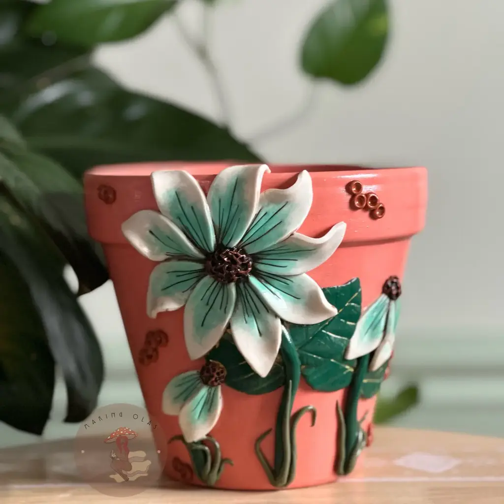 Making Olas Flower Plant Pot -