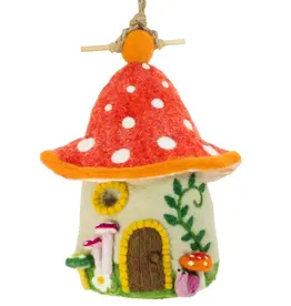 dZi Handmade Fungi House Birdhouse