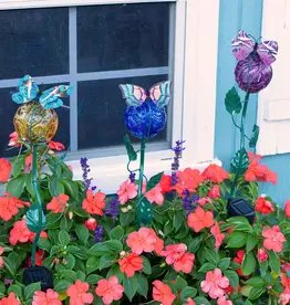 Echo Valley - Home and Garden Products Lunalite Cranium Planter Stake Assorted