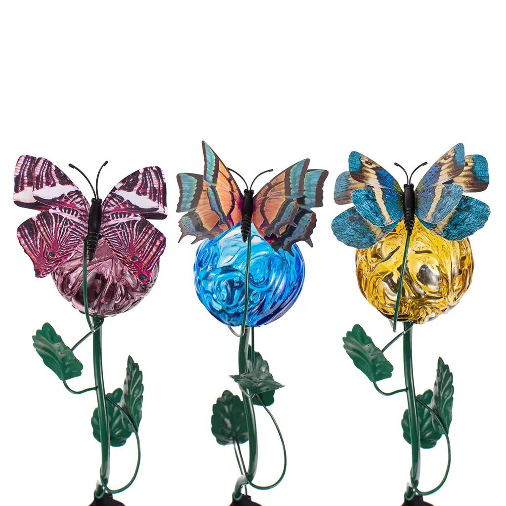 Echo Valley - Home and Garden Products Lunalite Cranium Planter Stake Assorted