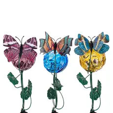 Echo Valley - Home and Garden Products Lunalite Cranium Planter Stake Assorted