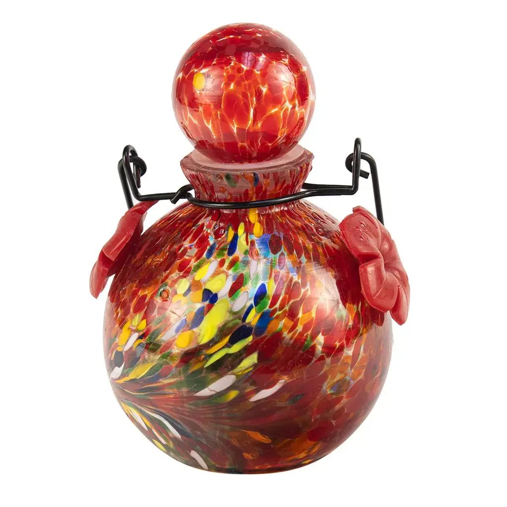 Echo Valley - Home and Garden Products Lunalite Globe Hummingbird Feeder - Red