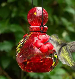 Echo Valley - Home and Garden Products Lunalite Globe Hummingbird Feeder - Red