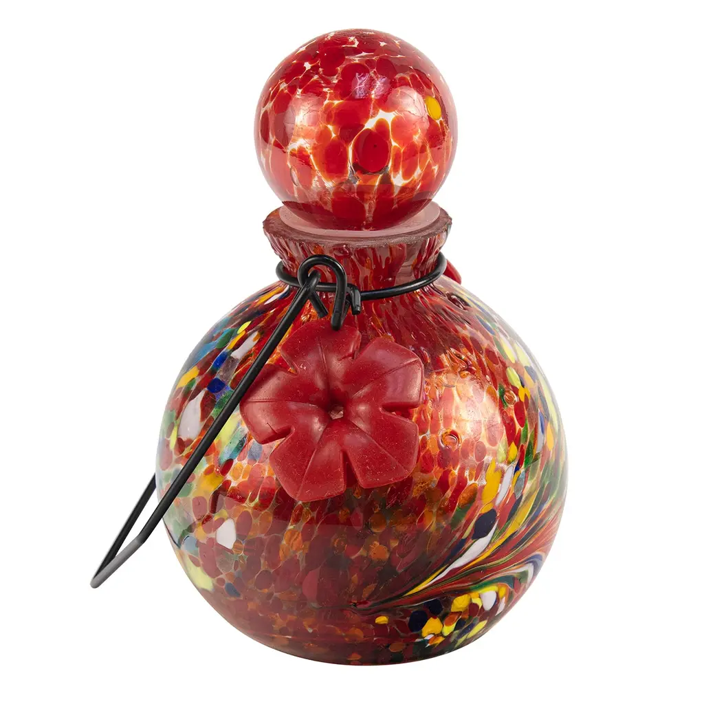 Echo Valley - Home and Garden Products Lunalite Globe Hummingbird Feeder - Red