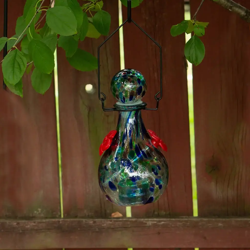Echo Valley - Home and Garden Products Lunalite Vase Hummingbird Feeder - Saturn