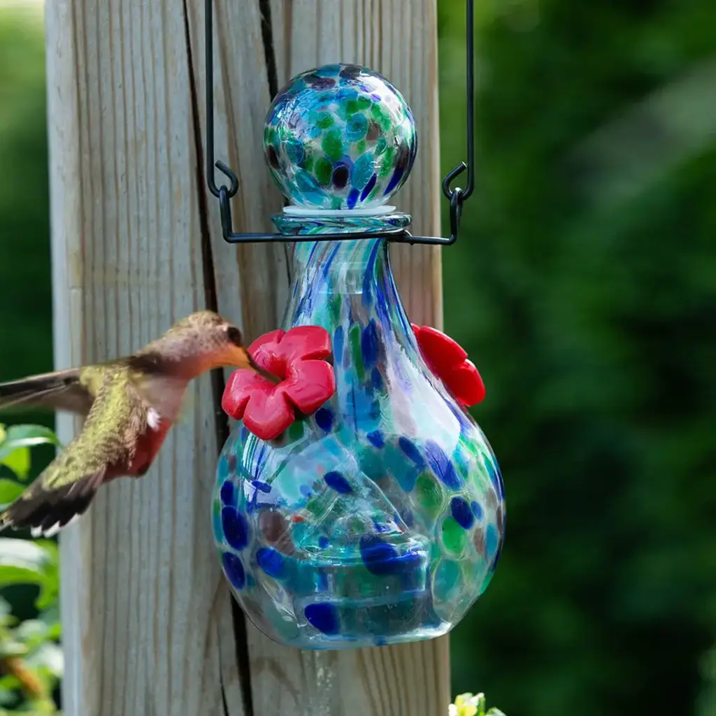 Echo Valley - Home and Garden Products Lunalite Vase Hummingbird Feeder - Saturn