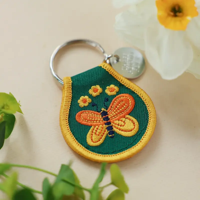 Three Potato Four Patch Keychain - Butterfly