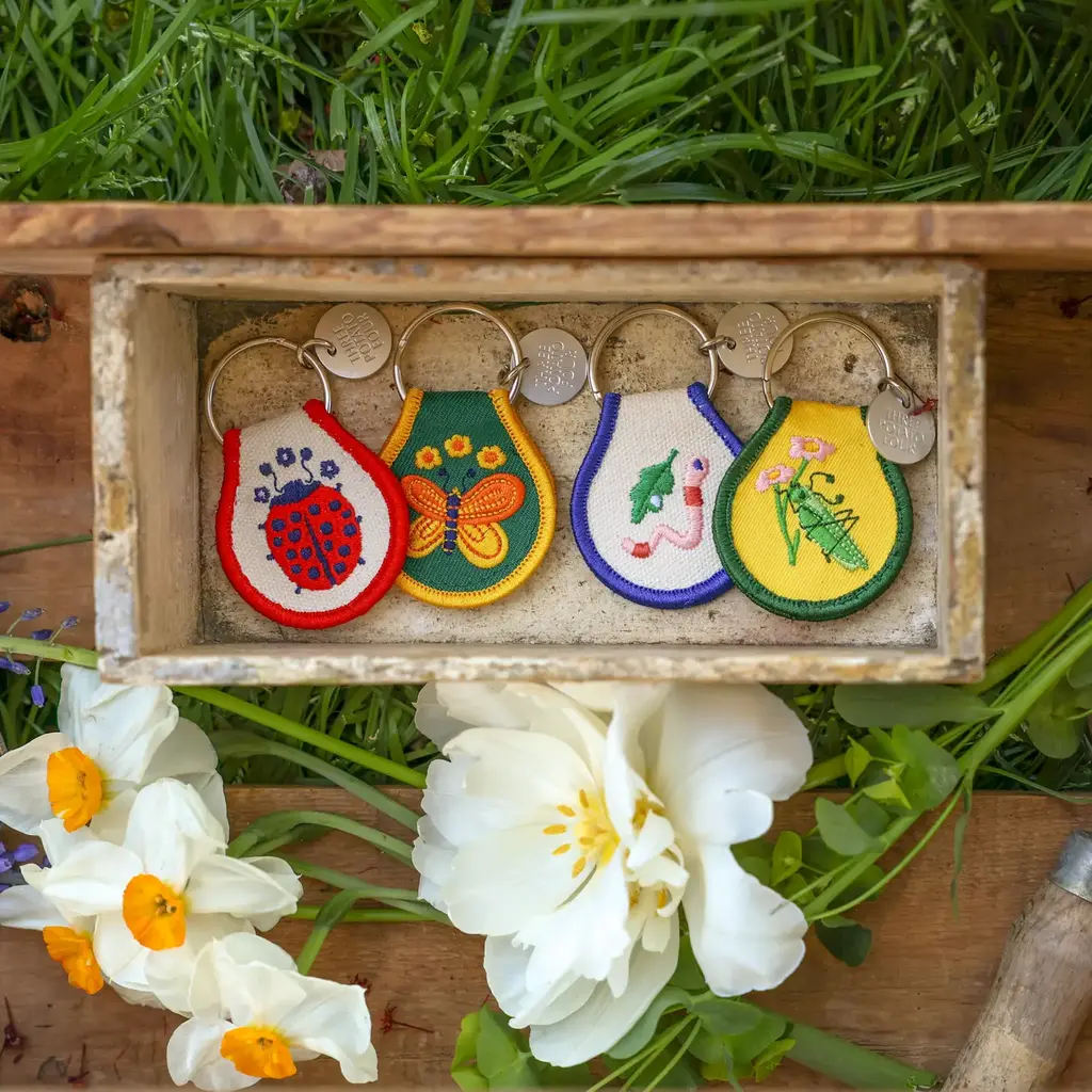 Three Potato Four Patch Keychain - Butterfly