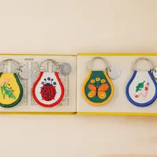 Three Potato Four Patch Keychain - Butterfly