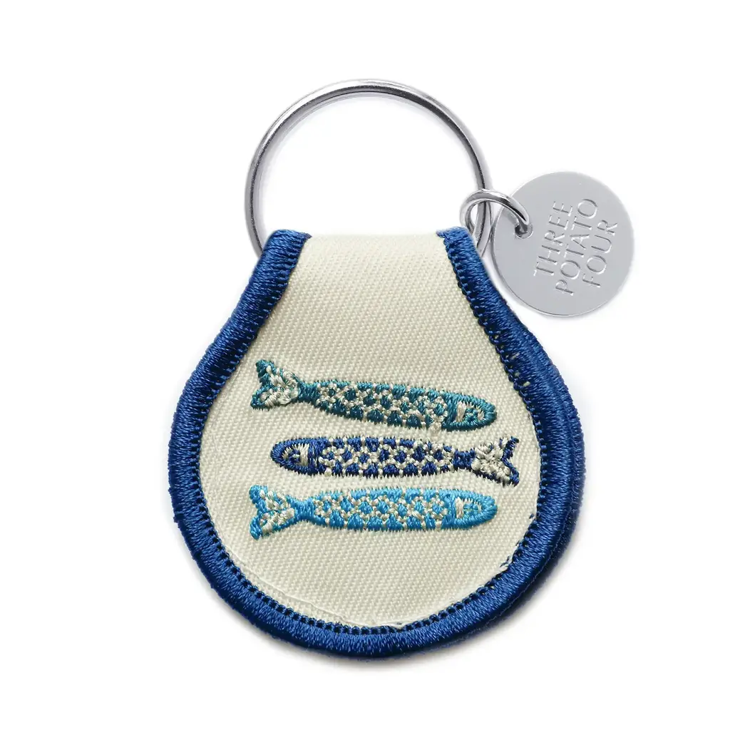 Three Potato Four Patch Keychain - Tinned Fish