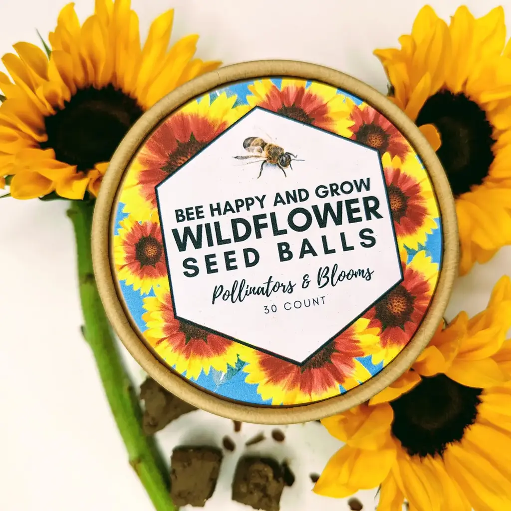 Pollinators and Blooms Wildflowers Seed Balls - Pollinator Garden