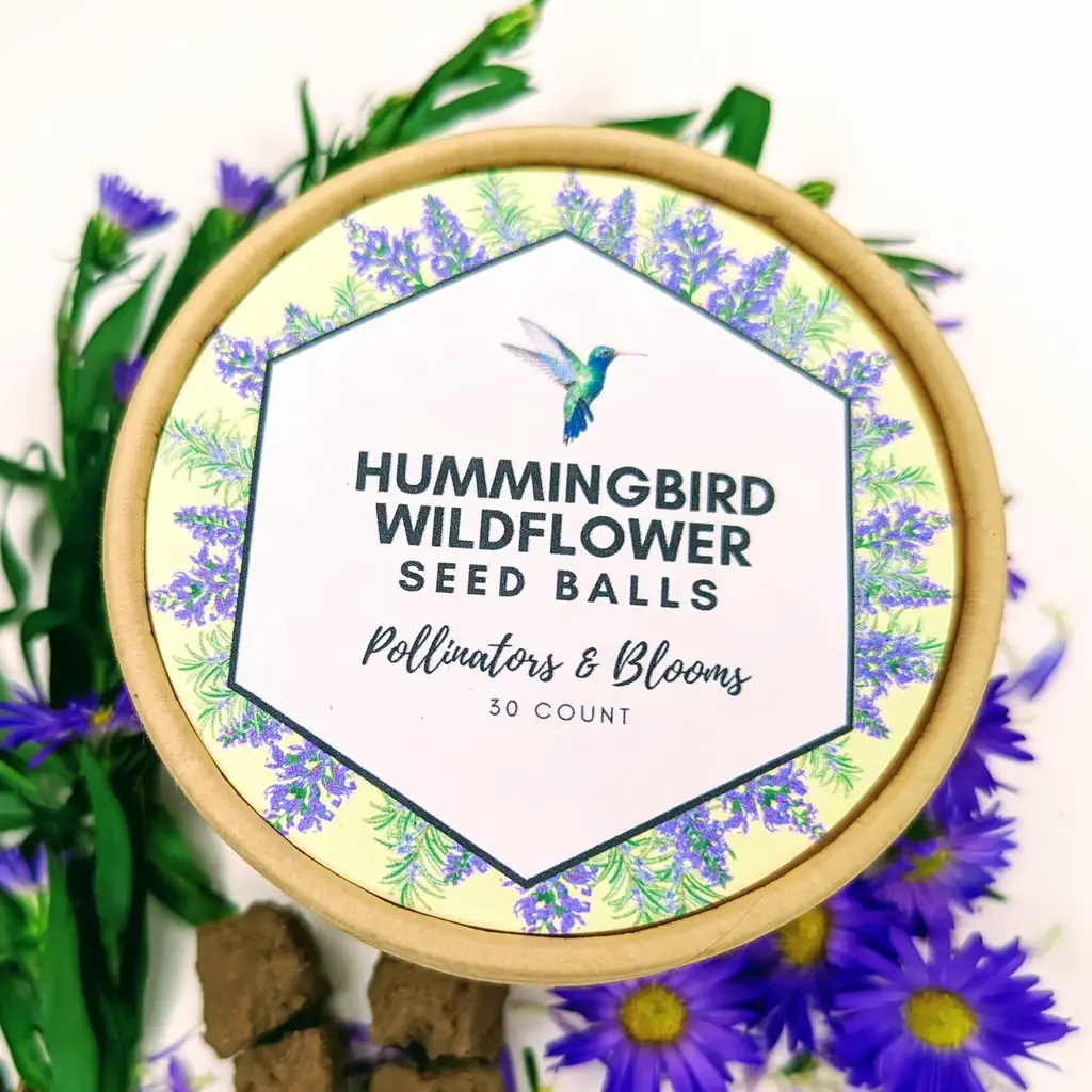 Pollinators and Blooms Wildflowers Seed Balls For Hummingbird