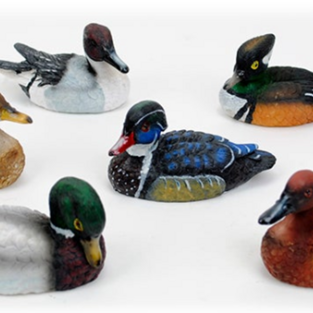Will's Company Mini Resin Duck Decoy Figures - Assorted