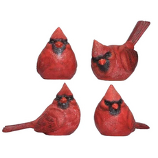 Will's Company Resin Male Cardinal Red Bird