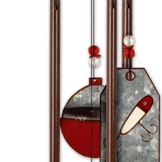Sunset Vista Designs Catch of the Day, Rustic Bass Wind Chime