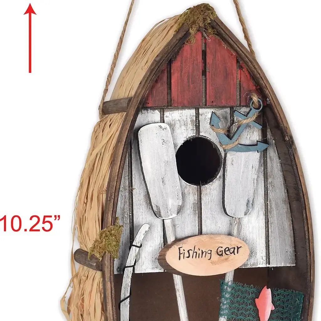 Sunset Vista Designs Row Boat Birdhouse