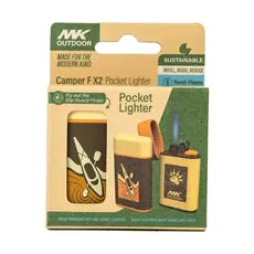 Mk Lighter Outdoor Series, Camper Flint Set 2PK, Torch Flame