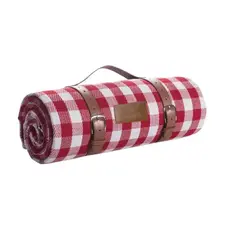 Waterproof Picnic Blanket, 1.5 X 2 M, with Handle - Red