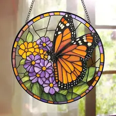 Glaizyo Stained Glass Suncatcher - 4"