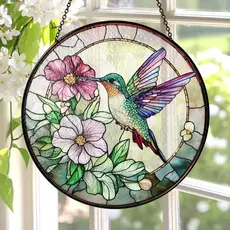 Glaizyo Stained Glass Suncatcher - 4"