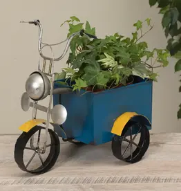 The Gerson Companies Metal Motorcycle Planter
