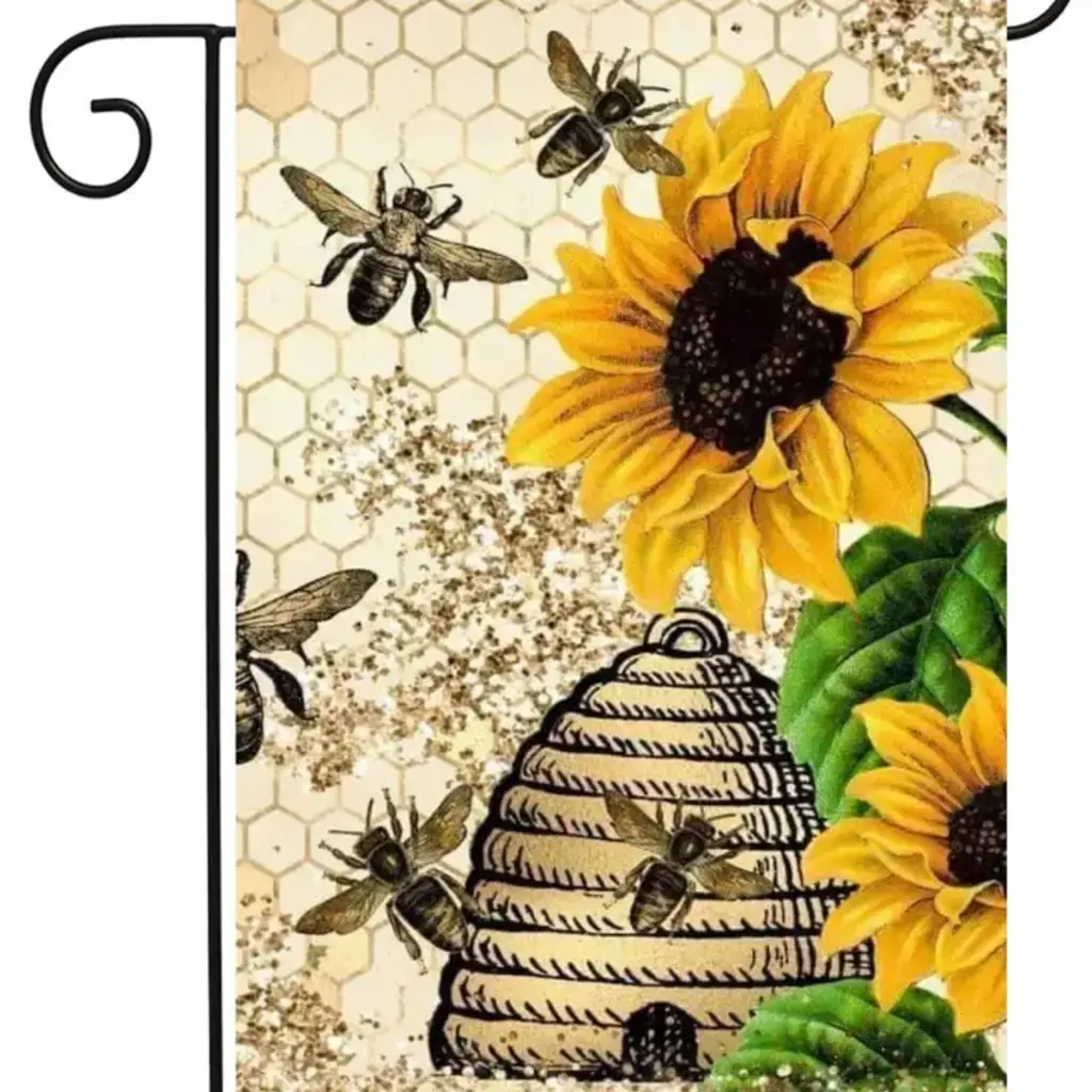Flags Galore Decor and More Bees Sunflowers - Garden Flag 12x18