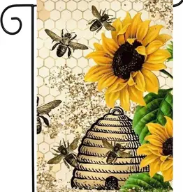 Flags Galore Decor and More Bees Sunflowers - Garden Flag 12x18