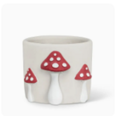 Abbott Dot Mushroom Planter - Small