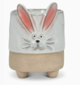 Abbott Bunny w/ ears planter - Large
