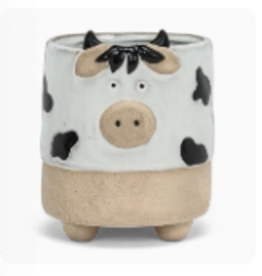 Abbott Cow on legs planter - Large