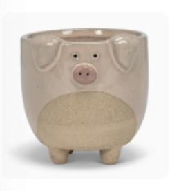 Abbott Pig on legs planter - Large