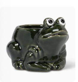 Abbott Crouched Frog Planter - Small