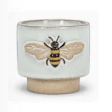 Abbott Single Emboss Bee Planter - Small